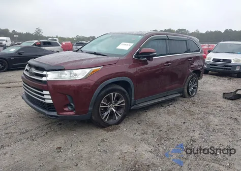 2019 Toyota Highlander Le из США, поврежденный, VIN 5TDZARFH7KS058547